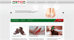 Desktop Screenshot of ortho-schuhtechnik.at