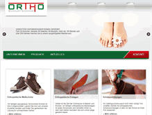 Tablet Screenshot of ortho-schuhtechnik.at